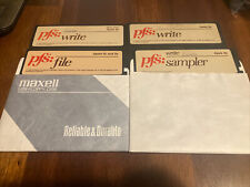 Lot of Apple IIe pfs: write pfs: file Software Set 5.25