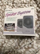 Vintage Optimus Multimedia Speaker System Model 40-1401 NEW IN BOX NIB picture