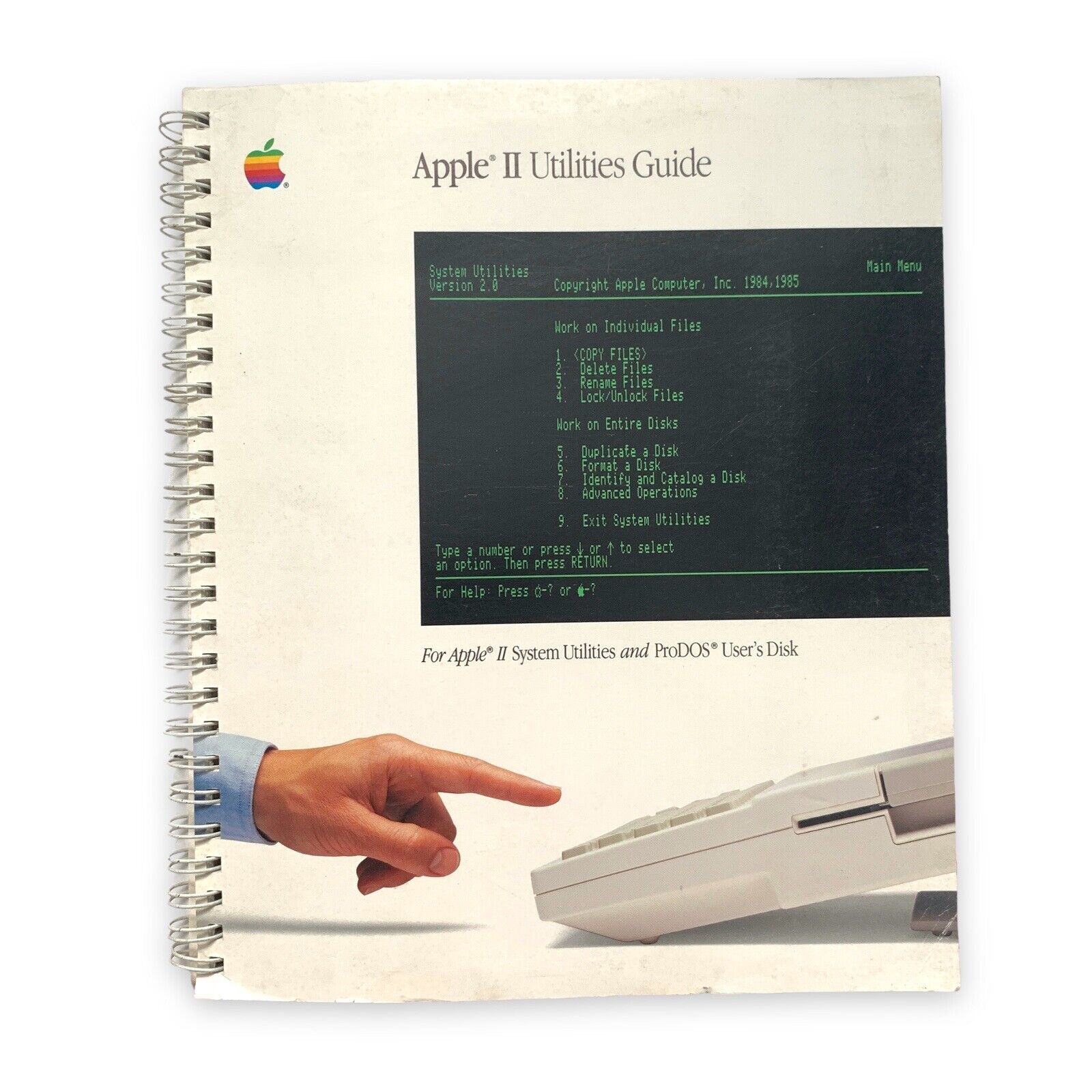 Apple II Utilities Guide VTG 1985 System Utilities ProDOS
