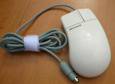 Vintage Microsoft Gloss White Port Compatible Mouse 2.0 Mechanical Ball 66915 picture