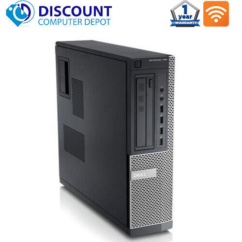 Dell Desktop Computer Optiplex Core i5 8GB 256GB SSD HD DVD Wifi Windows 10 PC