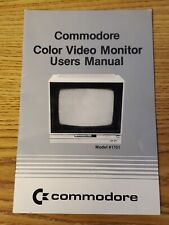 Commodore 64 Vintage Computer 1701 Color Video Monitor User's Manual picture