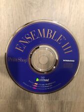 Print Shop Ensemble III 3 PC CD - vintage software for Windows picture