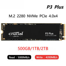 Crucial P3 Plus 500GB 1TB 2TB M.2 SSD PCIe 4.0 NVMe Internal  Solid State Drive picture