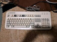 Vintage Gateway 2000 Wired PS/2 Keyboard 2189013-XX-XXX. Missing F3/F7 Keycaps  picture