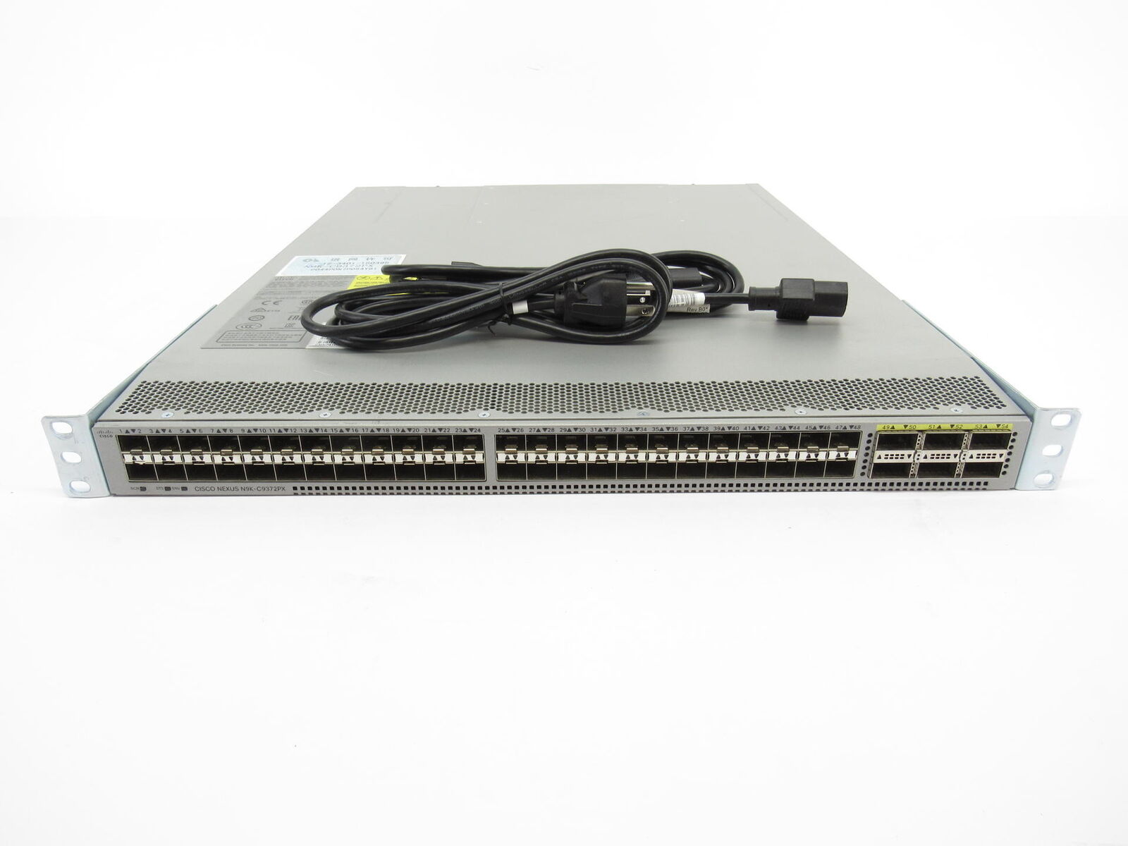 Cisco N9K-C9372PX 6-Port QSFP 48-Port 10Gbps Rack-Mountable Dual AC Power Switch