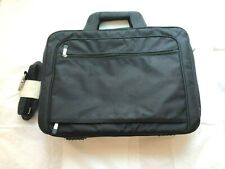 Vintage Laptop/Briefcase/Messenger/Computer Bag Case- Black Nylon picture