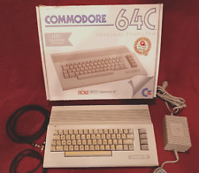 Vintage Commodore 64C Personal Computer w/Box Power Supply Working Please Read picture