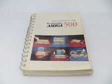 Introduction to the Commodore AMIGA 500 vintage computer book picture