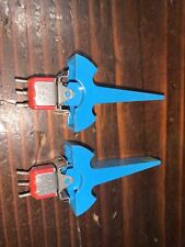 2 Vintage C&K on off  blue paddle switches 7132 picture