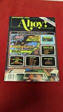 Vintage Ahoy Commodore 64 Magazine January 1986 C-64 C-128 Computer Gaming picture