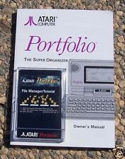 Portfolio FILE MANAGER Cart W/MANUAL NEW ORIGINAL Atari picture