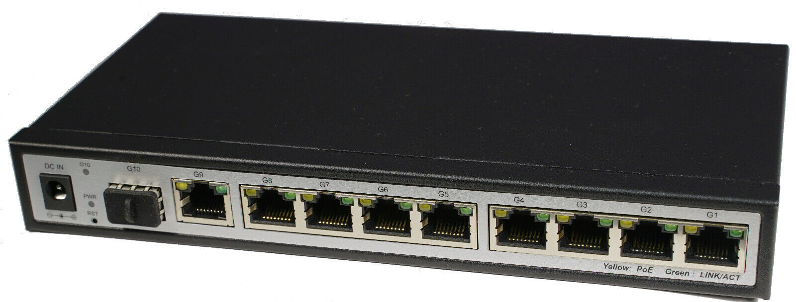 Ovolink GS1110P Smart Managed 8 Port Gigabit PoE+ Switch, 180W PoE+ & SFP Input