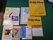 Vintage Broderbund The Print Shop IBM XT PC AT 5.25