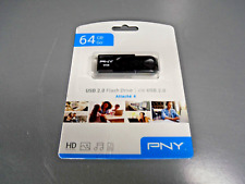 PNY Technologies 64GB Attaché 4 USB 2.0 Flash Drive Full HD Video New/Sealed picture