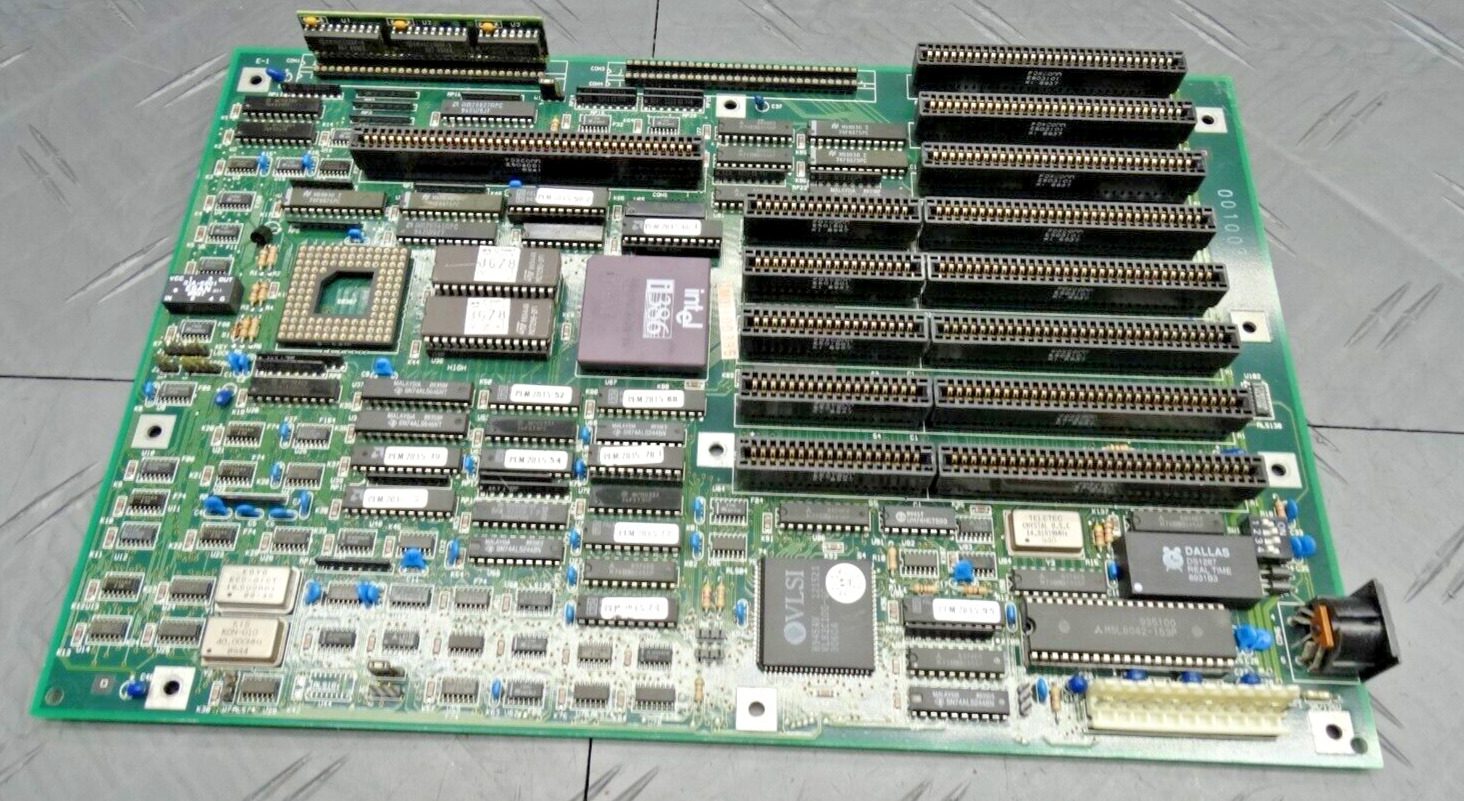 Intel 386AT Motherboard VLSI  3678 Bios Mainframe Collection