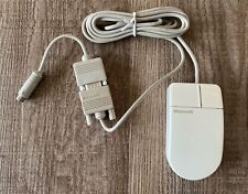 Vintage Microsoft Serial-PS/2 Compatible Ball Mouse C3K5K5COMB w/PS2 Adapter picture