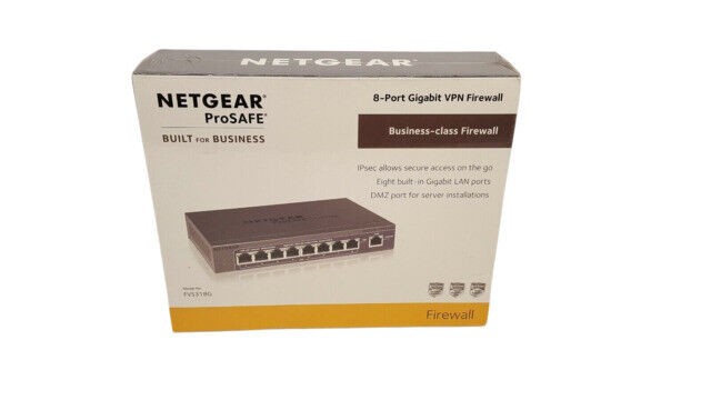 Netgear ProSafe FVS318G 8-Port Gigabit VPN Firewall