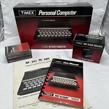 Vintage TIMEX SINCLAIR 1000 PERSONAL COMPUTER Original Box w/ 1016 RAM Untested picture