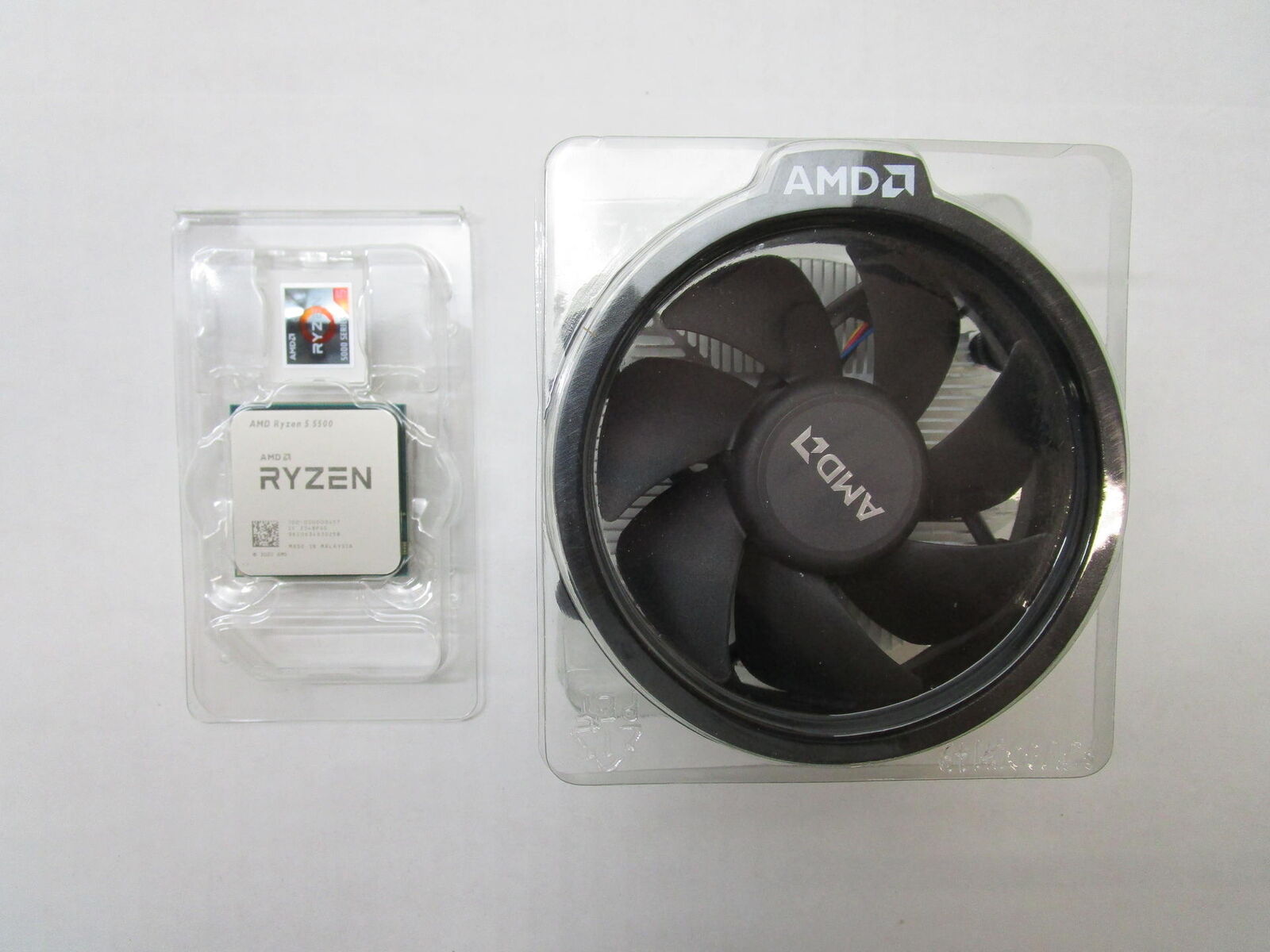 AMD Ryzen 5 5500 6-Core, 12-Thread Unlocked Desktop Processor with Wraith