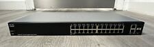 Genuine Cisco SG200-26P 26-Port PoE Gigabit Smart Network Switch picture