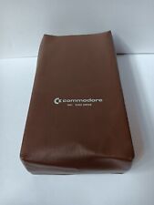 Commodore 64 1541 Disc Drive Dust Cover Brown W/Logo - Disc Drive Not Included  picture