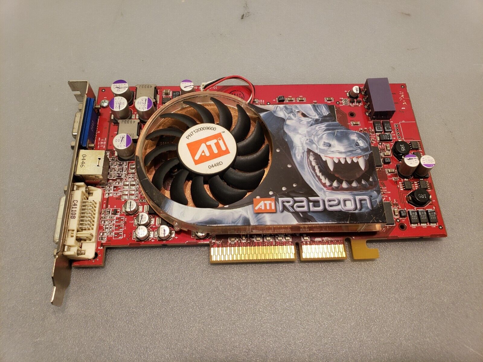 Vintage ATI Radeon X800 PRO 256MB AGP Video Graphics Card GPU Tested