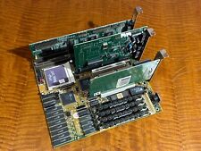 VINTAGE MOTHERBOARD with CPU INTEL I486DX2 + RAM + 3 BOARDS picture