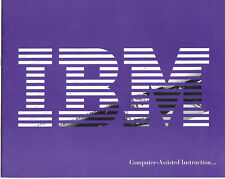 Vintage IBM Computer Assisted Instruction... Pamphlet picture