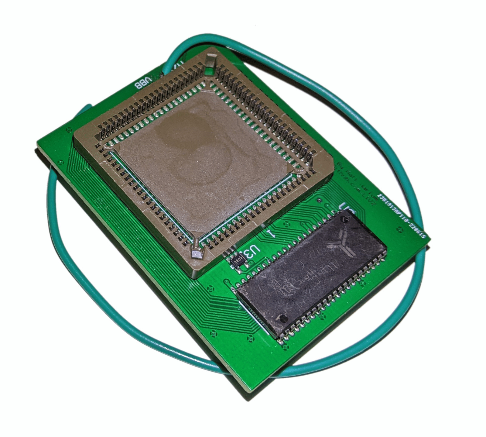 New Amiga 500 2000 2MB Chip RAM Mod Agnus 8375 PLCC Adapter 1288
