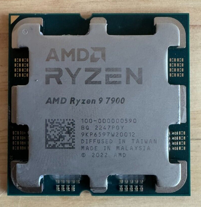 AMD Ryzen 9 7900 (NON-X) Processor CPU - (5.4 GHz, 12 Cores, Socket AM5)