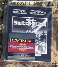 SWITCH BLADE II/2 Atari Lynx NEW Cartridge and Manual NO BOX picture