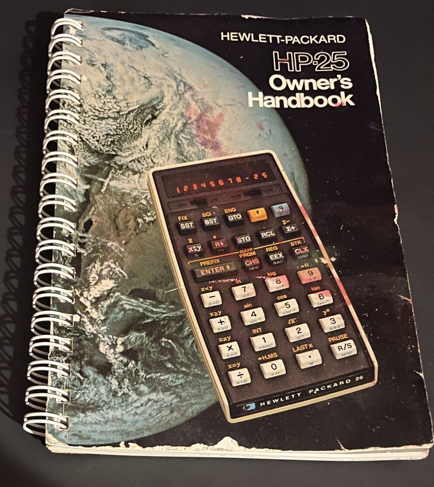 Vintage HP-25 Owner's Handbook Fair Condition