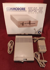 Vintage Commodore 1541-II Disk Drive w/Box Power Supply Serial Cable Working picture