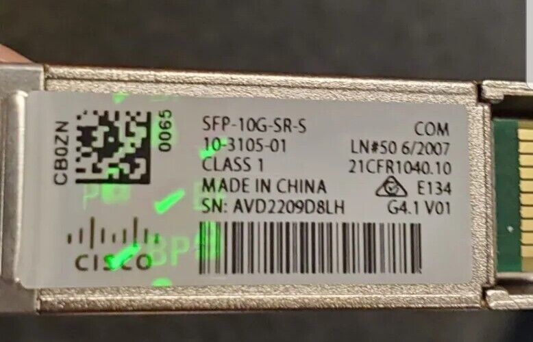 Hologram Cisco SFP-10G-SR-S