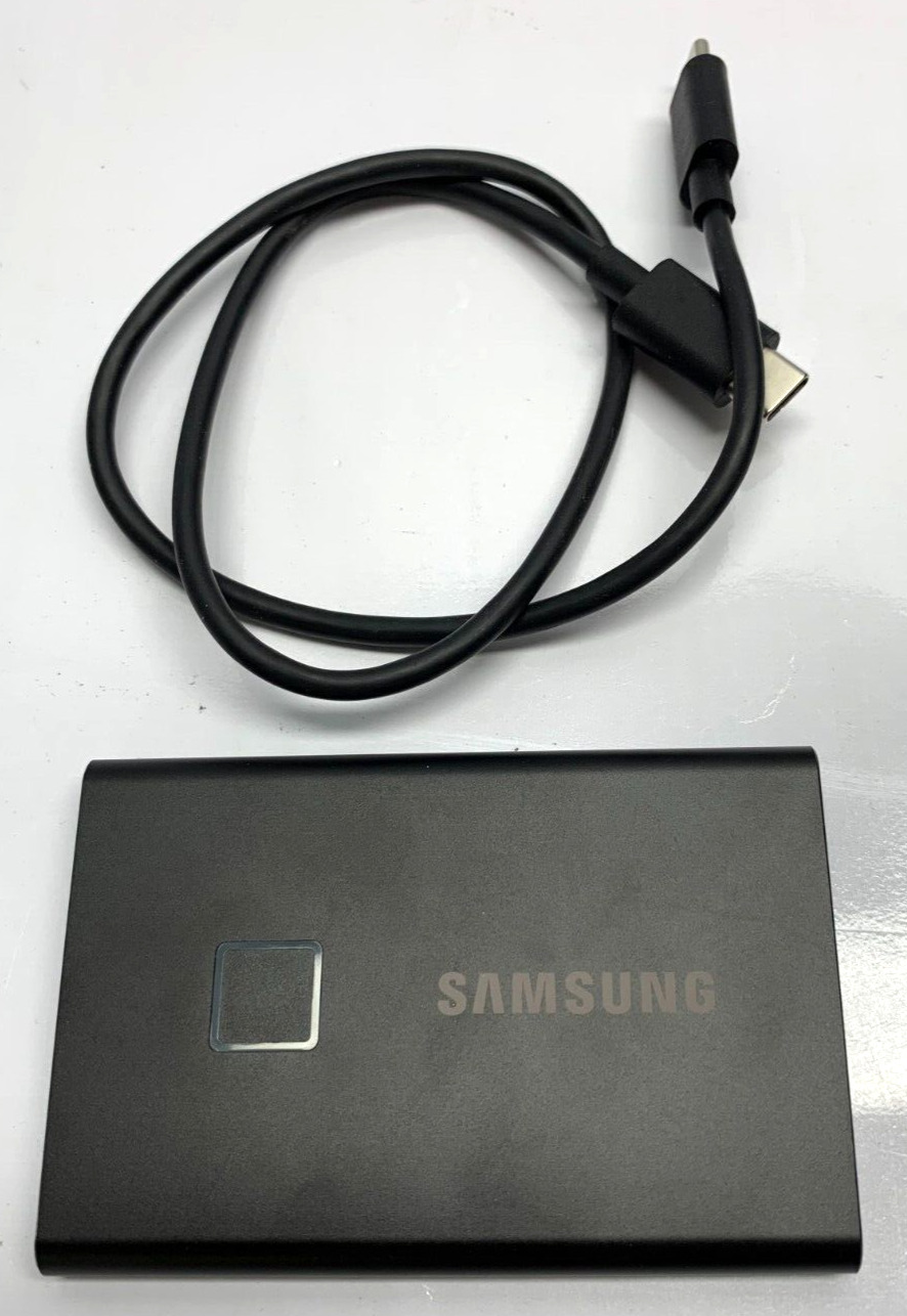 Samsung T7 Touch 1TB Portable External SSD Black MU-PC1T0K