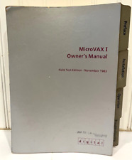Digital MicroVAX I Owner's Manual - Field Test Edition 1983 - Vintage Computing picture