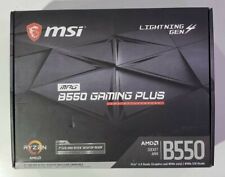 MSI MPG B550 Gaming Plus, AMD AM4, DDR4, PCIe 4.0 M.2 HDMI/DP ATX Motherboard picture