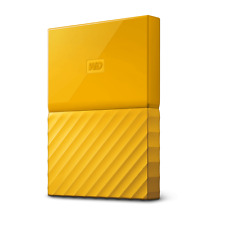 WD My Passport 1TB Certified Refurbished Portable Hard Drive Yellow picture