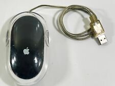 Vintage Original Apple Pro Optical Mouse Model M5769, Black & Clear - USB Mac picture