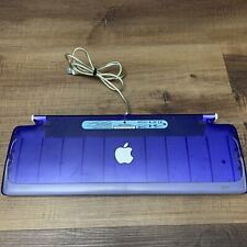 Vintage Apple M2452 USB Keyboard Purple Good Working Condition - Used picture
