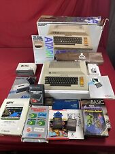 Vintage Atari 800 Computer System w/ Atari 1010 Manuals, Games, Cover, And Box picture