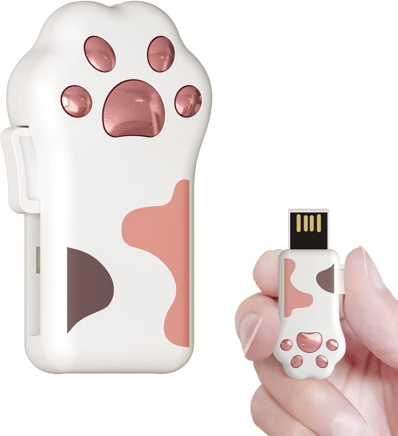 Cute USB Flash Drive, Cat Foot Plaque Mini Thumb Drive USB 2.0 Animal Memory Sti