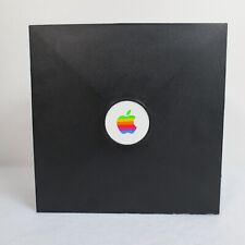 Vintage Apple Computer 3.5 Floppy Disk Case Rotating Black Plastic Advertising picture
