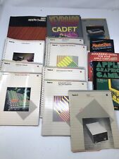 Vintage Apple II  Manuals DOS magazine game Manuals Lot Of 14 NO DISKS picture