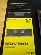CORSAIR Vengeance RGB 32GB (2 x 16GB) PC RAM DDR5 6000 Intel XMP PERFECT picture