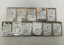Lot of 11 Assorted 750GB 2.5in SATA Laptop Hard Drives Tested picture
