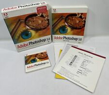 Vintage 1998 Adobe Photoshop 5.0 UPGRADE Apple Mac Macintosh CD-ROM Software picture