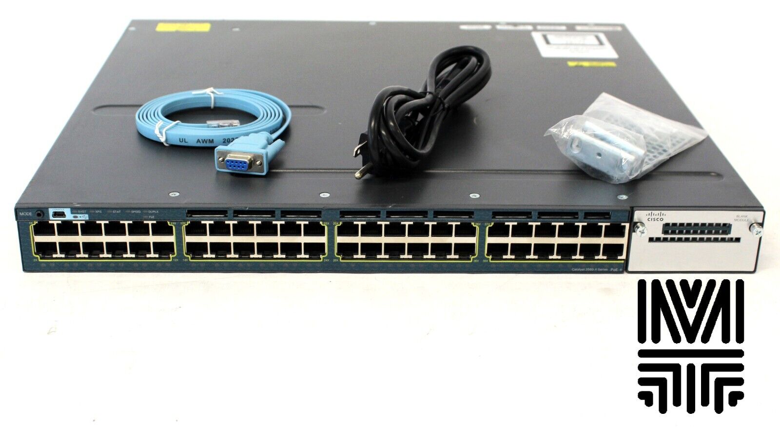 Cisco WS-C3560X-48P-L 48 Ethernet PoE+ Ports LAN Base Switch w/ 715W AC