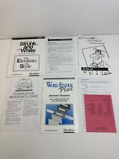 Lot Of 6 Software Instruction Manuals For Apple Macintosh Vintage 1990-1994 picture